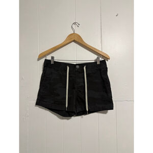 Women's Vuori Athletic Shorts S Black Camo